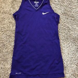 Women’s Purple Nike Pro Combat Compression Workout Tank